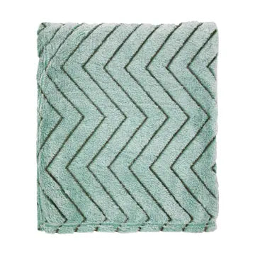 Fleece Throw Blankets, Chevron Pattern