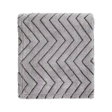 Fleece Throw Blankets, Chevron Pattern