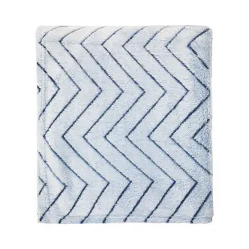 Fleece Throw Blankets, Chevron Pattern