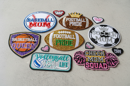 Sports mom trucker hat patches
