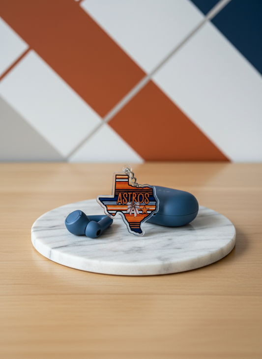 Texas Astros Keychain Display Photo
